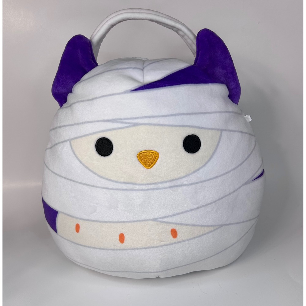 HALLOWEEN Squishmallows TRICK or TREAT Bag Holly the Mummy Owl Laundered Clean